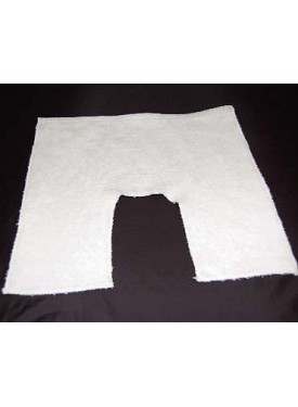 NECK CLOTH - WHITE TERRY FABRIC Beverley
